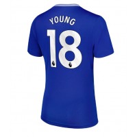 Camisa de Futebol Everton Ashley Young #18 Equipamento Principal Mulheres 2024-25 Manga Curta